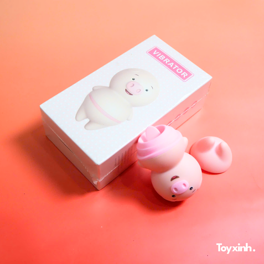 MÁY LƯỠI LIẾM HÌNH CON HEO NGỤY TRANG PIGGY TONGUE 6 CHẾ ĐỘ
