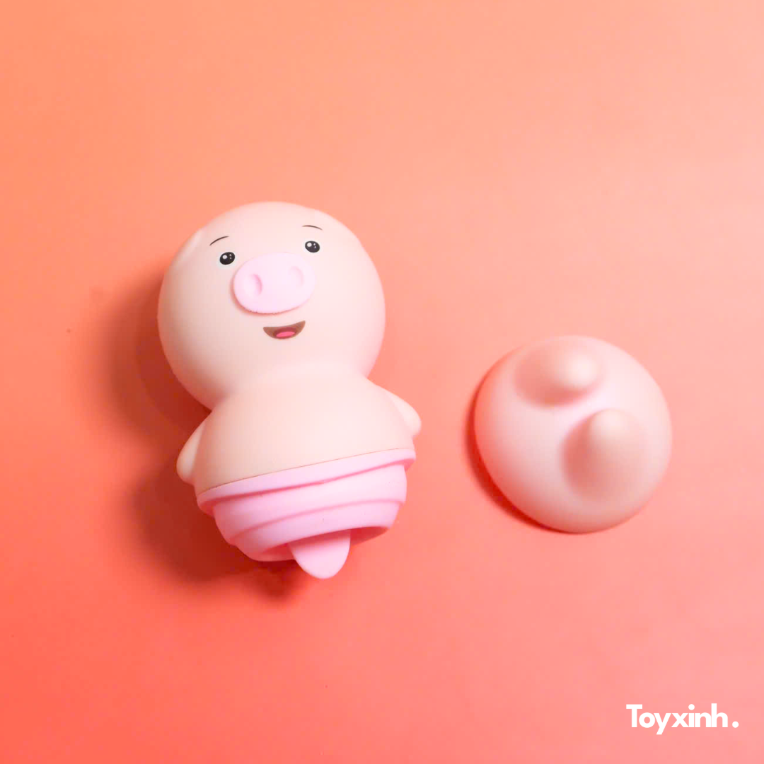 MÁY LƯỠI LIẾM HÌNH CON HEO NGỤY TRANG PIGGY TONGUE 6 CHẾ ĐỘ