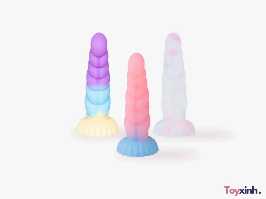 Dildo xoắn cầu vồng