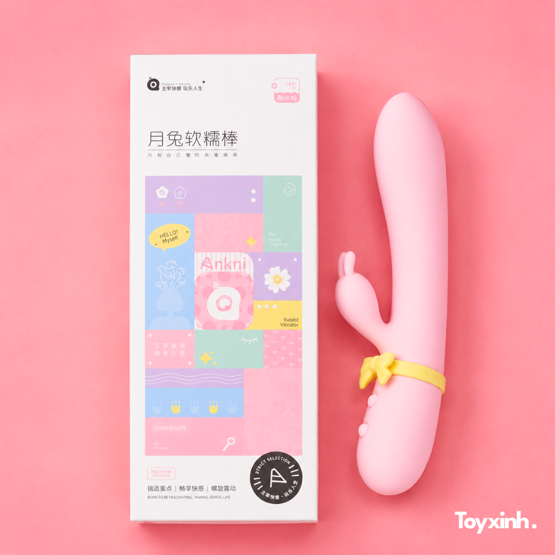 GẬY RUNG TAI THỎ BOWTIE SƯỞI ẤM THÔNG MINH 9 CHẾ ĐỘ