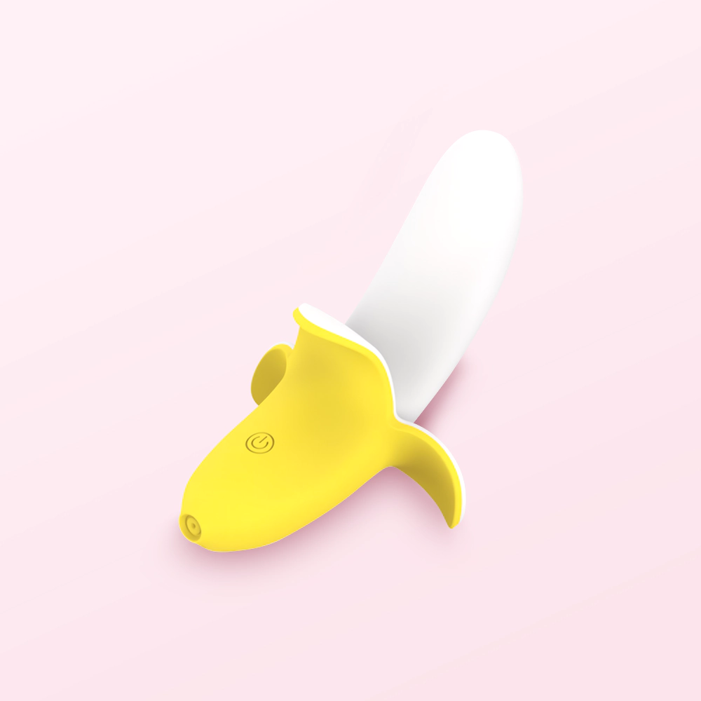 DILDO RUNG LITTLE BANANA HÌNH QUẢ CHUỐI 12 CHẾ ĐỘ