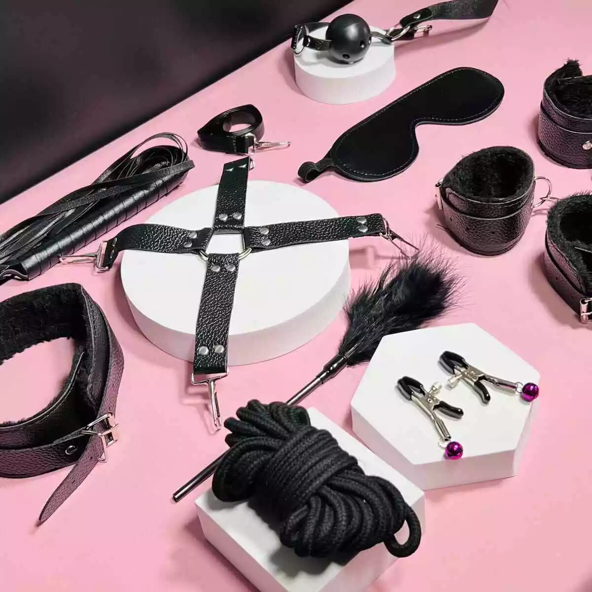 SET BDSM BLIND DATE 11 CHI TIẾT BẰNG DA MỀM Toyxinh