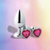 BUTTPLUG TRÁI TIM 2.8CM CHO NEWBIE NHIỀU MÀU