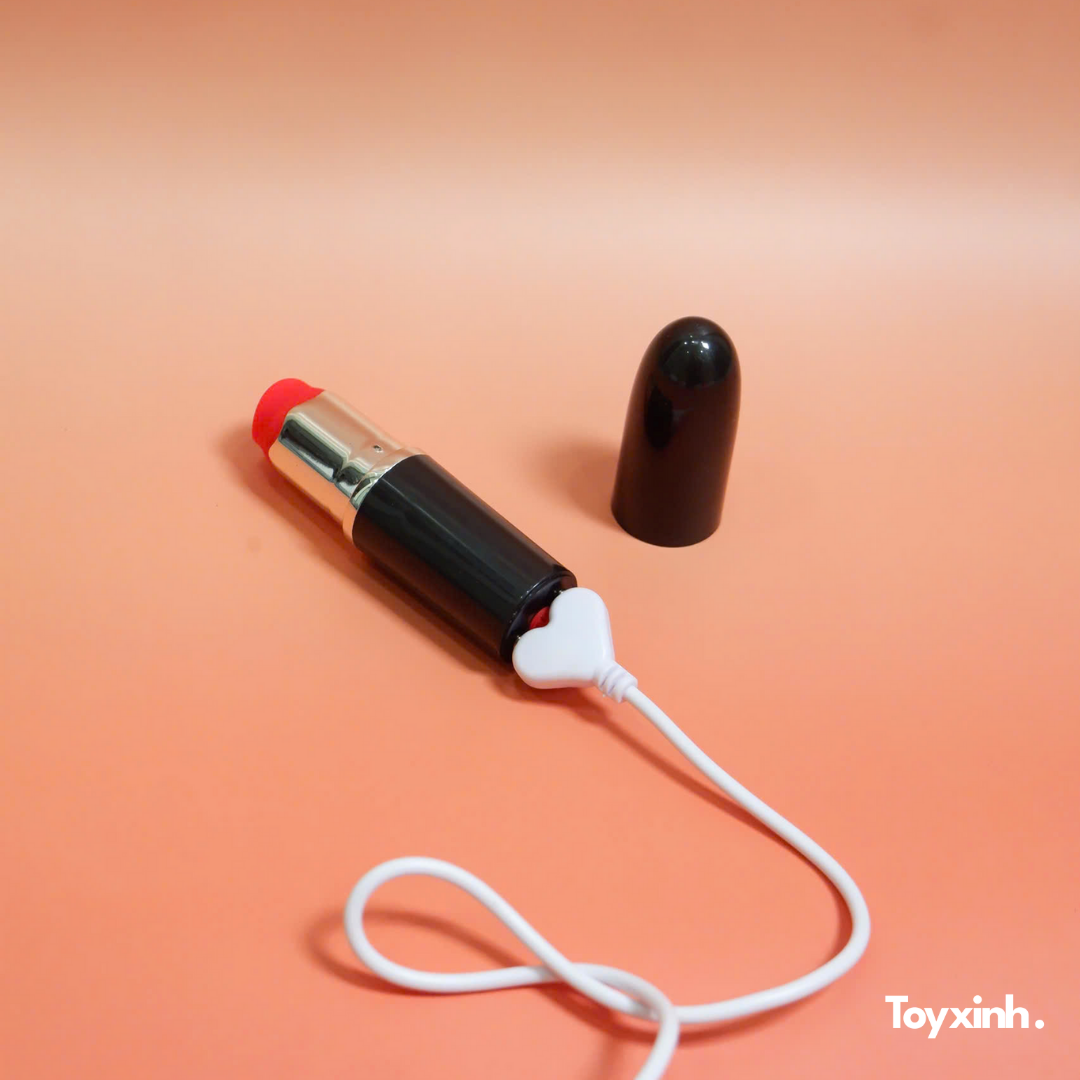 MÁY LƯỠI LIẾM THỎI SON POWER KISS RUNG 12 CHẾ ĐỘ