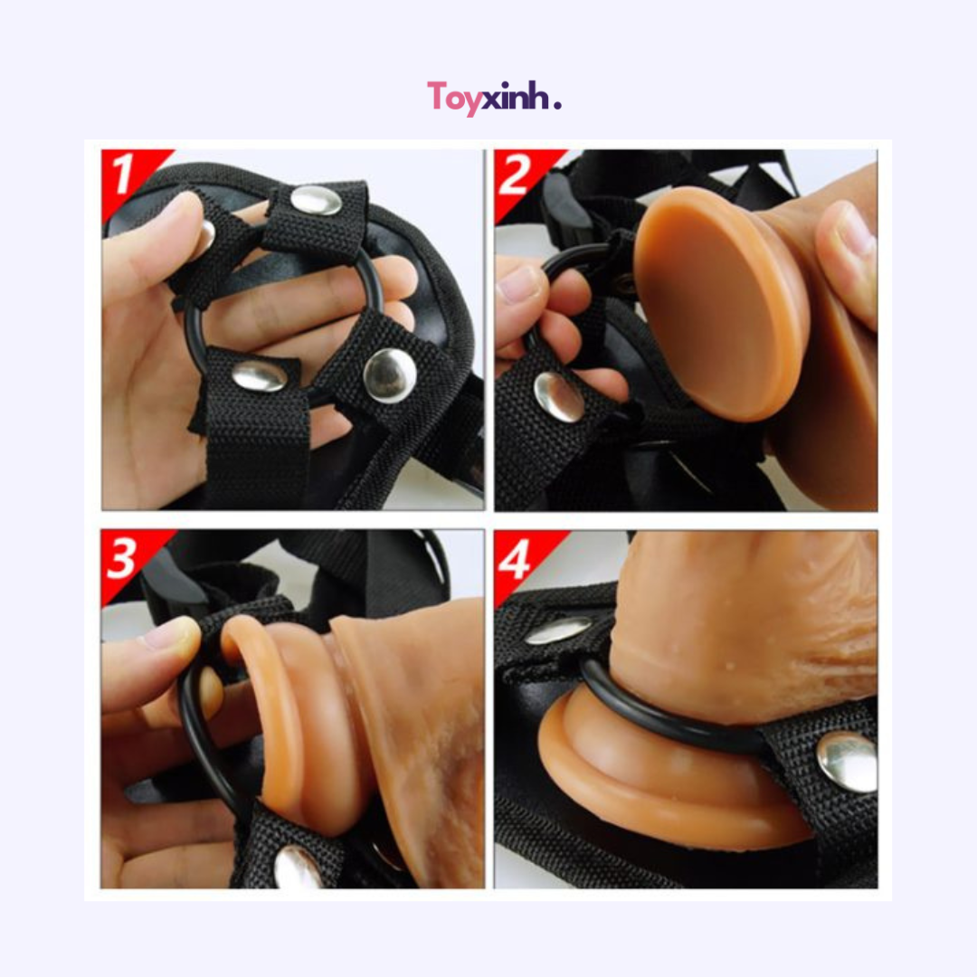 STRAP ON DÂY ĐAI ĐEO DƯƠNG VẬT GIẢ FREESIZE