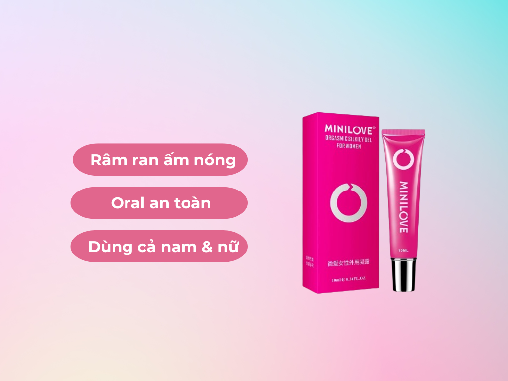 Gel bôi trơn gốc nước minilove