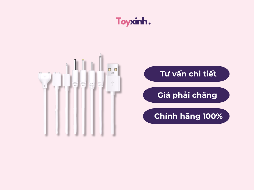 DÂY CÁP SẠC USB CHO SEXTOYS CHÍNH HÃNG
