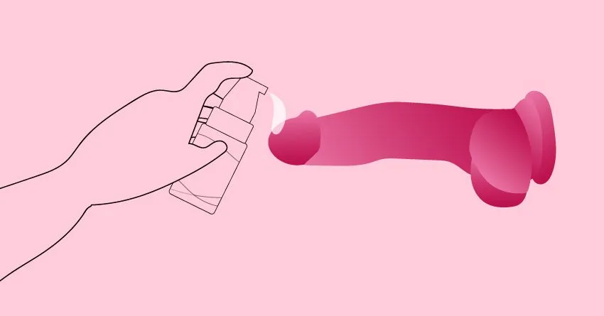 Dùng kèm gel bôi trơn khi sử dụng dildo