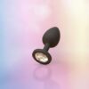 BUTTPLUG SILICONE ĐÍNH ĐÁ HUSH
