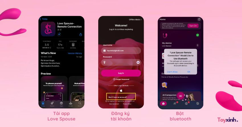 Hướng dẫn tải app Love Spouse