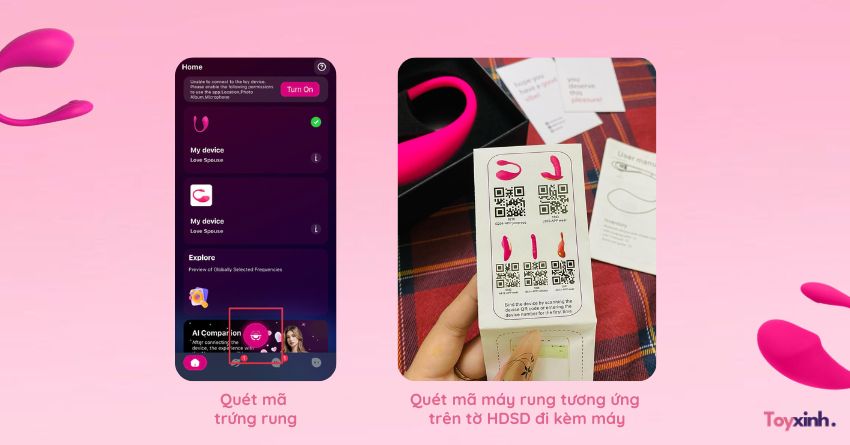 TRỨNG RUNG ĐIỀU KHIỂN TỪ XA IRIS