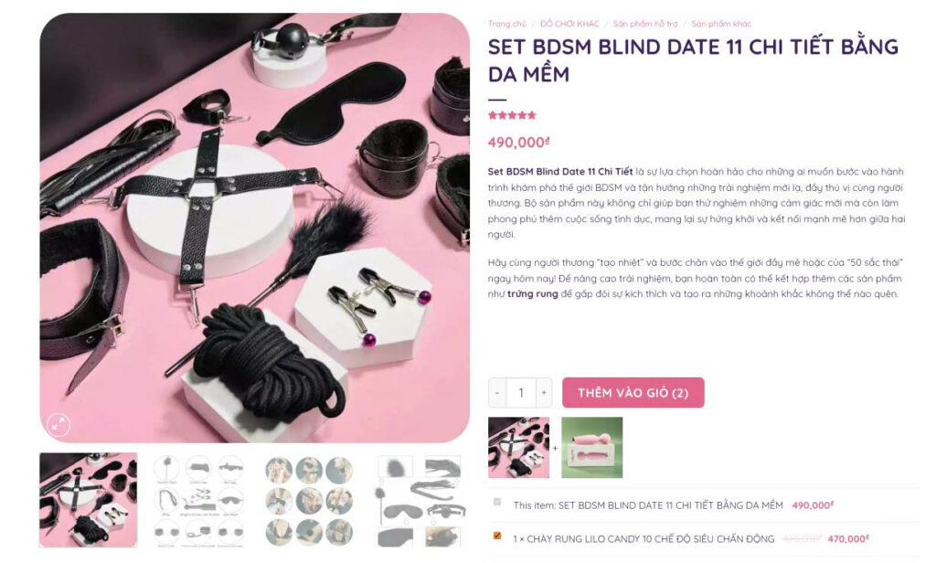 SET BDSM BLIND DATE 11 CHI TIẾT BẰNG DA MỀM