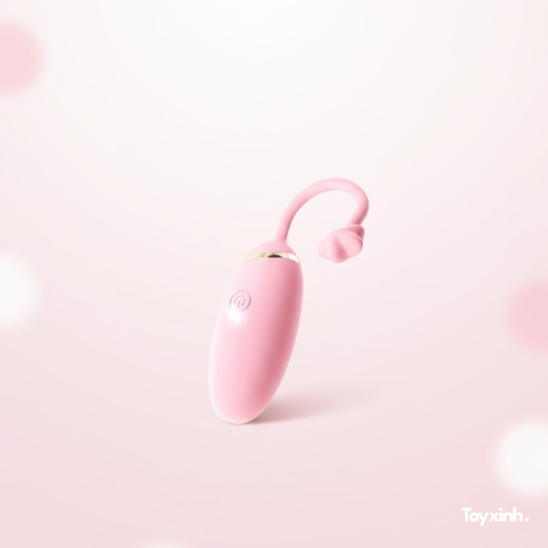 TRỨNG RUNG PEONY ĐIỀU KHIỂN TỪ XA QUA APP 9 CHẾ ĐỘ MẠNH MẼ