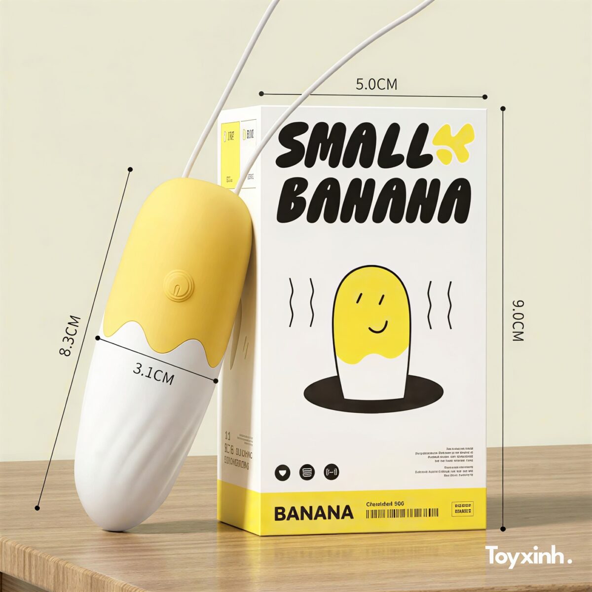 TRỨNG RUNG SMALL BANANA SIÊU MINI 9 CHẾ ĐỘ