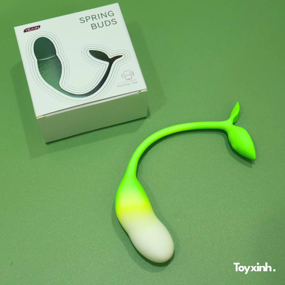 TRỨNG RUNG SPRING BUDS ĐIỀU KHIỂN TỪ XA QUA APP 9 CHẾ ĐỘ MẠNH MẼ