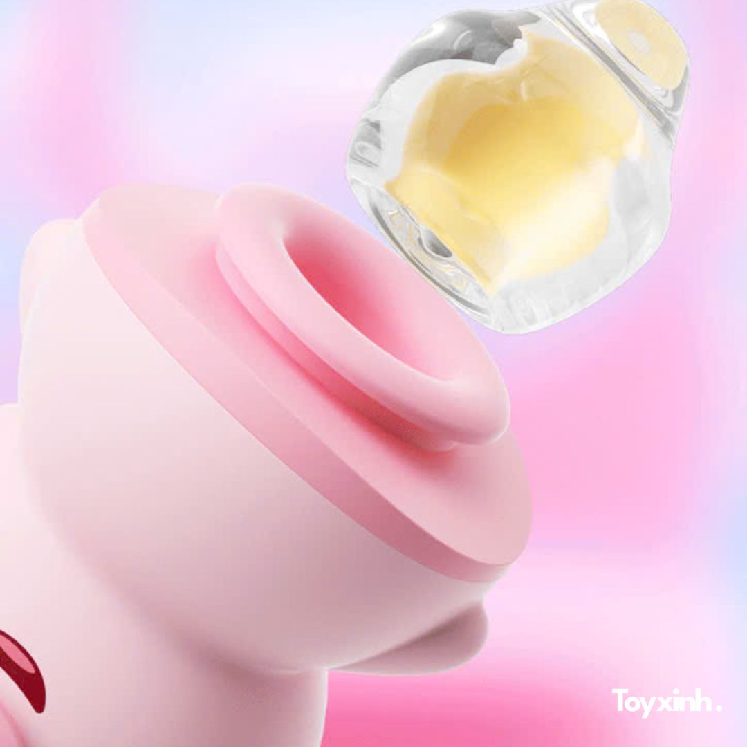 MÁY LƯỠI LIẾM KÈM HÚT 2IN1 LOVELY PIG 10 CHẾ ĐỘ