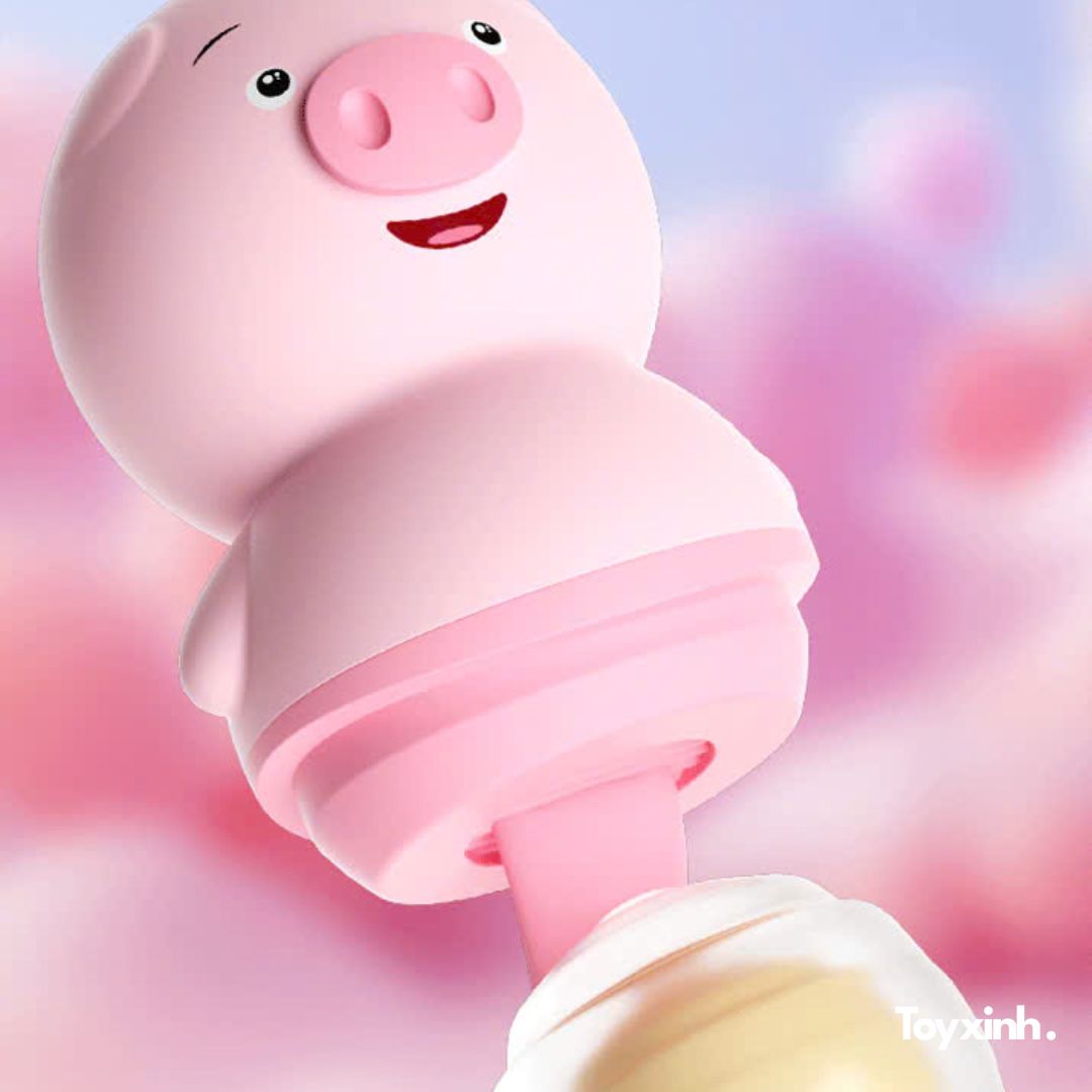 MÁY LƯỠI LIẾM KÈM HÚT 2IN1 LOVELY PIG 10 CHẾ ĐỘ