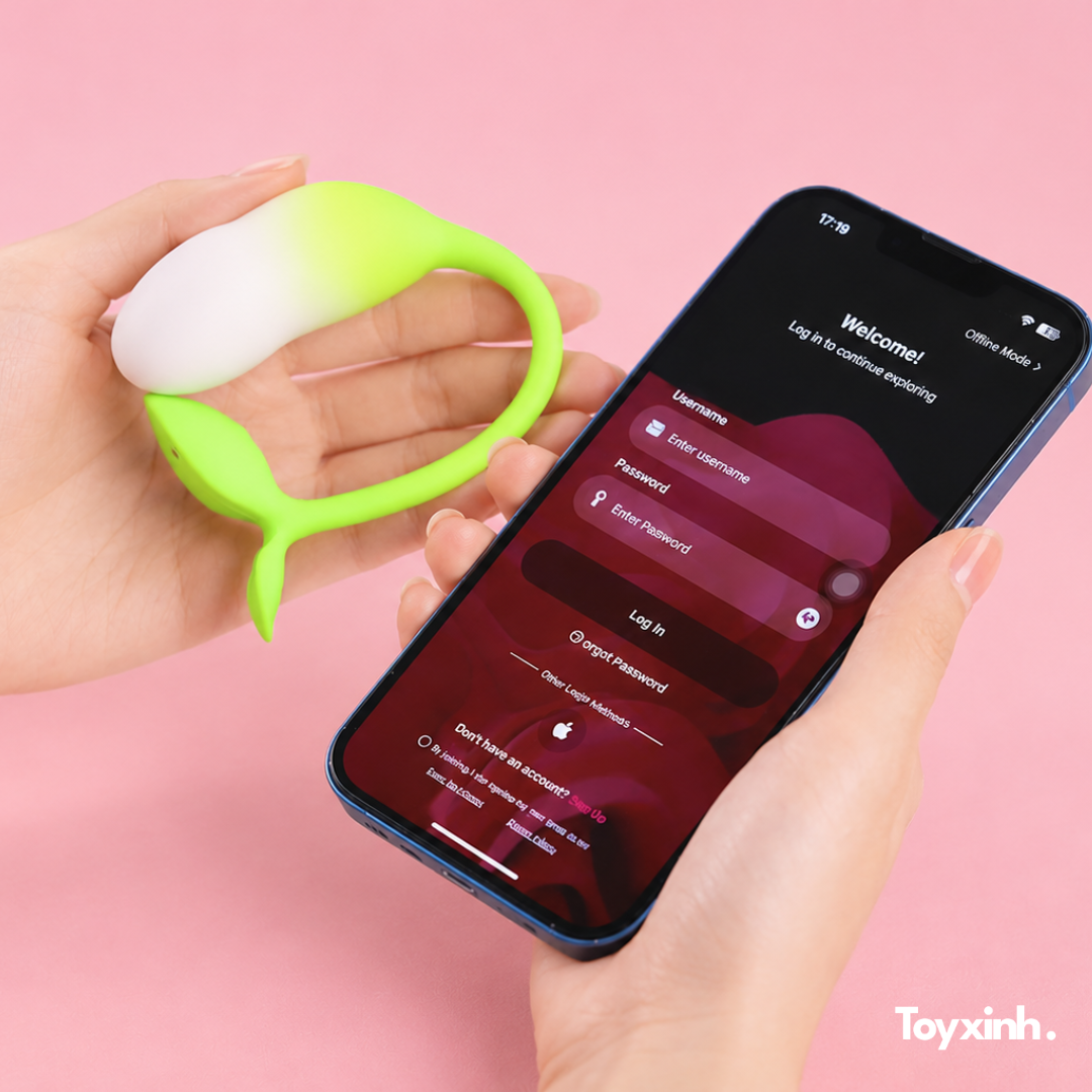 TRỨNG RUNG SPRING BUDS ĐIỀU KHIỂN TỪ XA QUA APP 9 CHẾ ĐỘ MẠNH MẼ