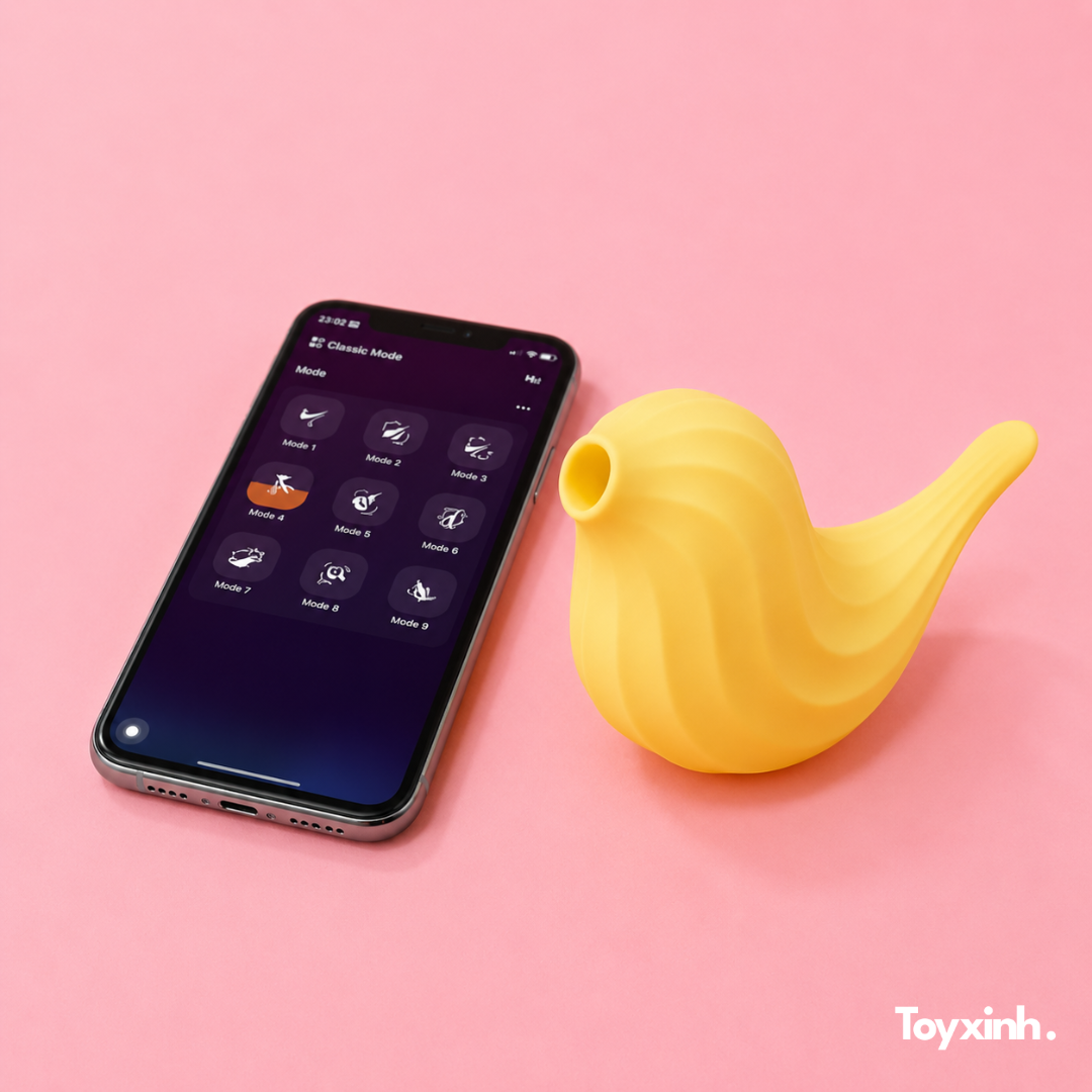 MÁY HÚT SUNBIRD FLICKER KÈM ĐUÔI RUNG ĐIỀU KHIỂN TỪ XA QUA APP 9 CHẾ ĐỘ