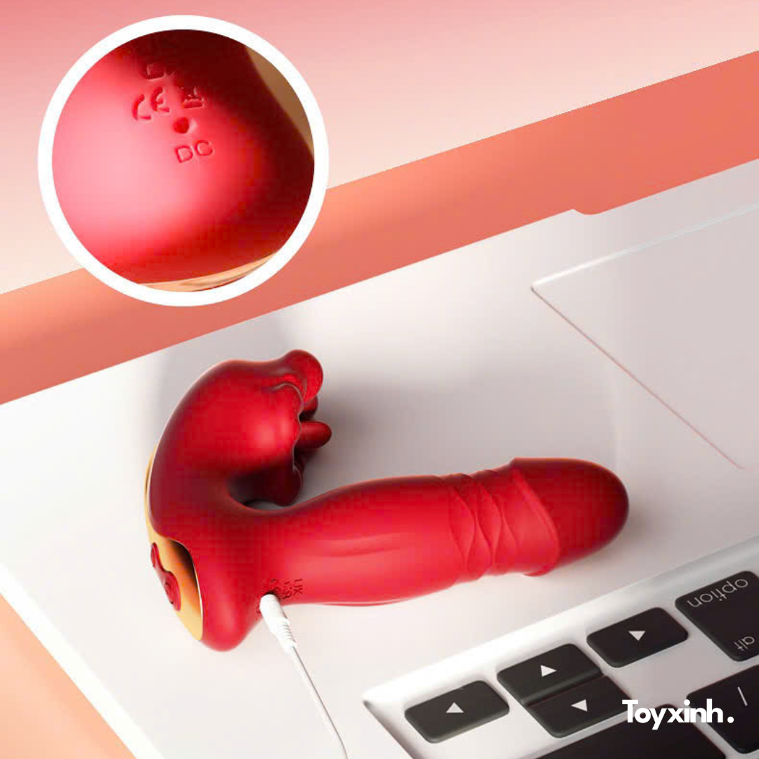 MÁY RUNG THỤT DARK PULSE KÈM LƯỠI LIỄM ĐIỀU KHIỂN TỪ XA QUA APP 9 CHẾ ĐỘ