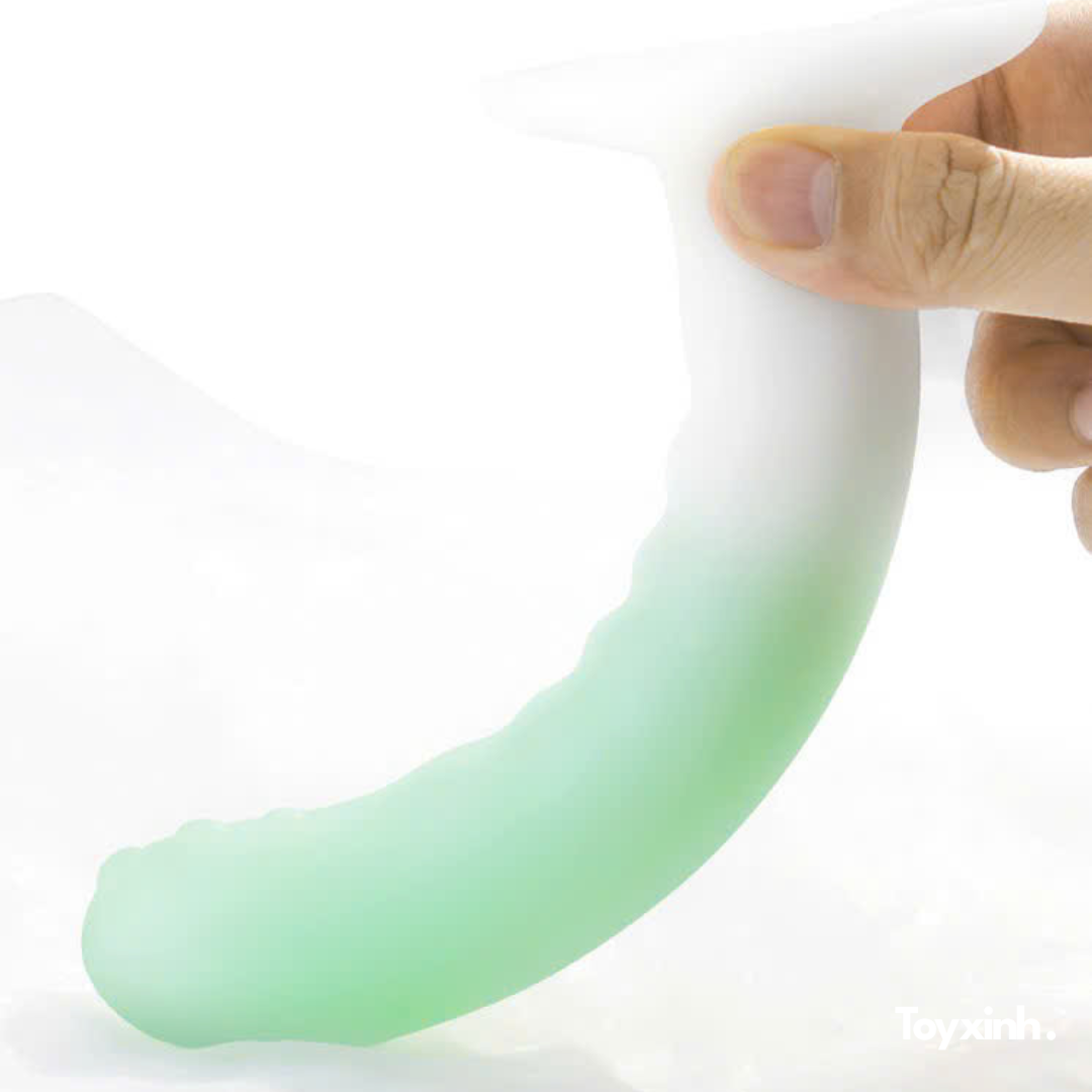 DILDO SIÊU MỀM ELF TAIL CONG KÍCH THÍCH ĐIỂM G