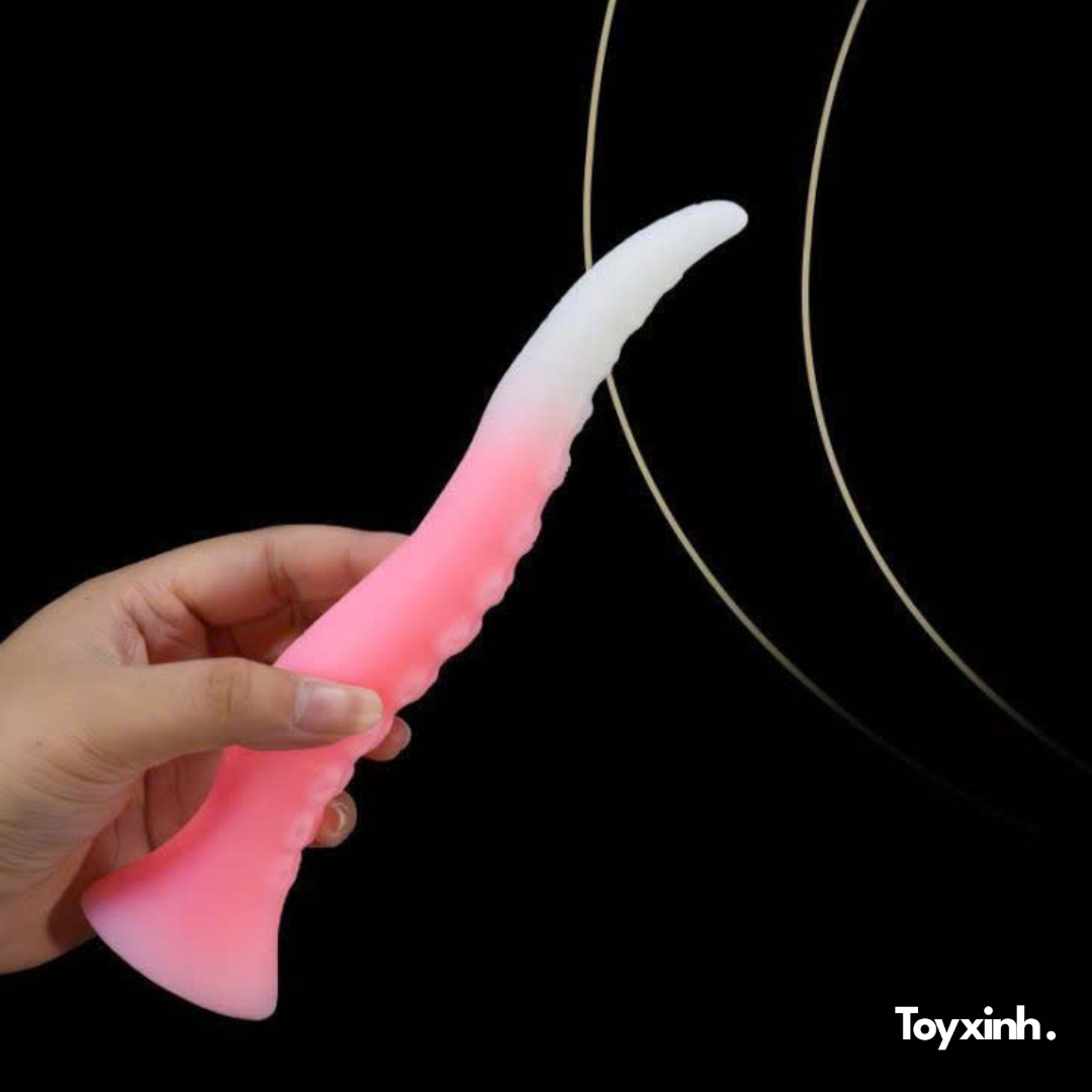 DILDO XÚC TU SAKURA TENTACLE TĂNG KÍCH THÍCH ĐIỂM G SILICON MỀM DẺO 15CM