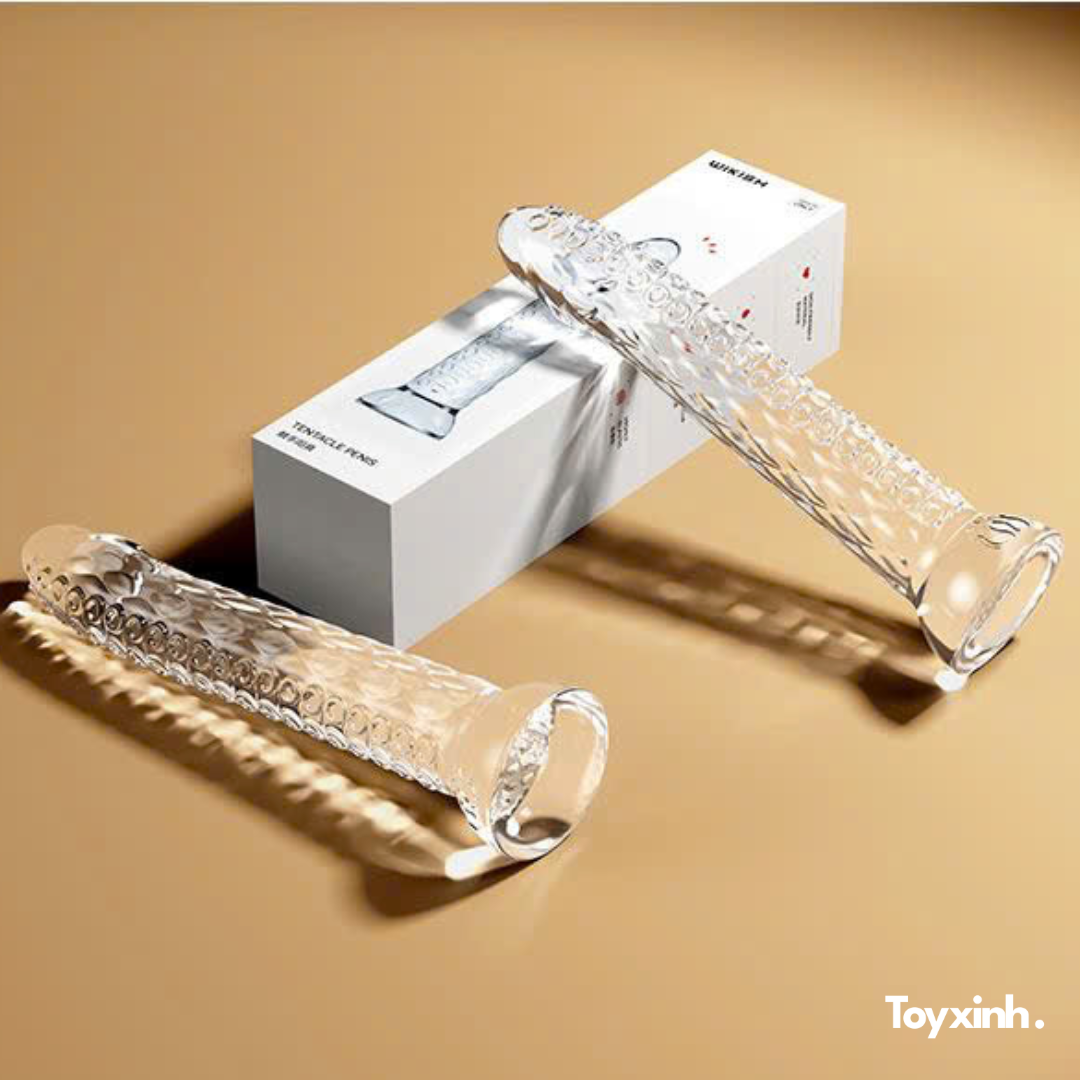 DILDO TRONG SUỐT CRYSTALIS OCTO