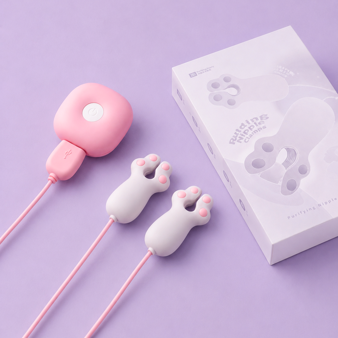MÁY RUNG KẸP TI PURRPAW CLIPS ĐIỀU KHIỂN TỪ XA REMOTE 10 CHẾ ĐỘ