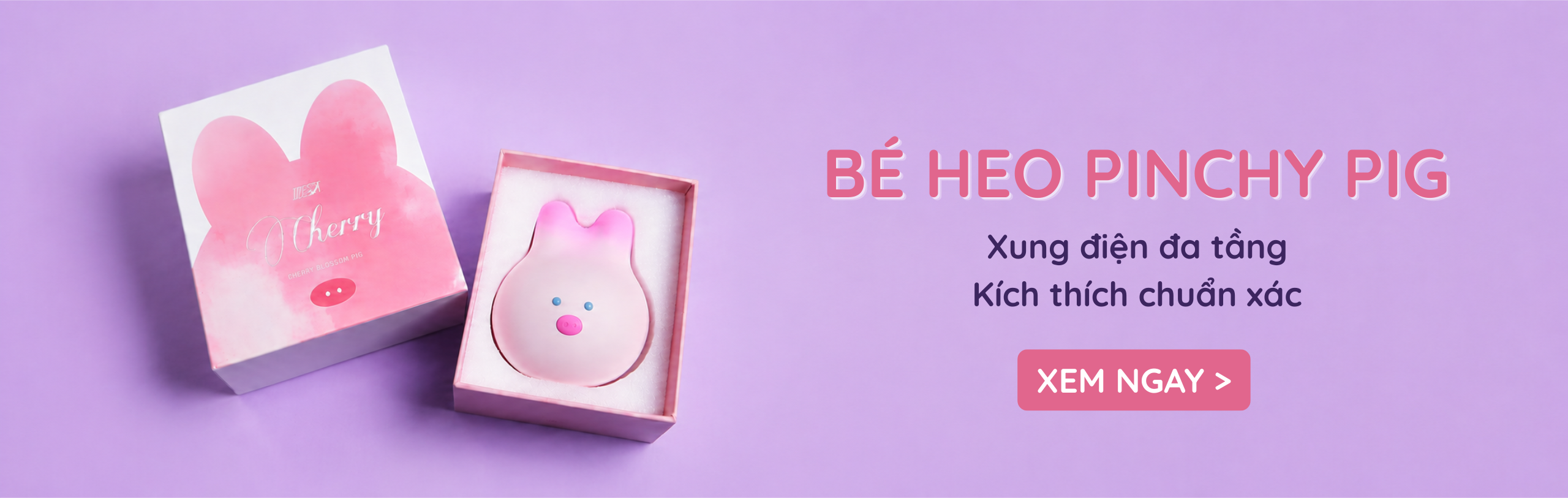 MÁY RUNG NGỤY TRANG PINCHY PIG CAO CẤP 12 CHẾ ĐỘ