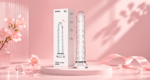 DILDO TRONG SUỐT CRYSTALIS OCTO – ĐẾ HÍT GẮN TƯỜNG SIÊU CHẮC, VÂN XÚC TU ĐỘC ĐÁO NÂNG TẦM TRẢI NGHIỆM