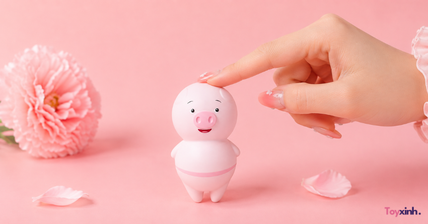 Máy liếm con heo Piggy Tongue nhỏ xinh dễ thương