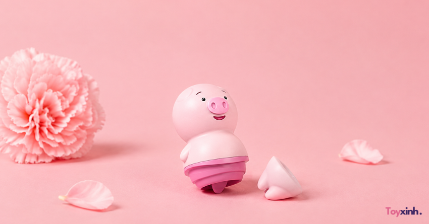 Máy liếm con heo Piggy Tongue nhỏ xinh dễ thương