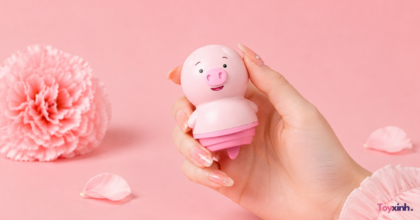Máy liếm con heo Piggy Tongue nhỏ xinh dễ thương