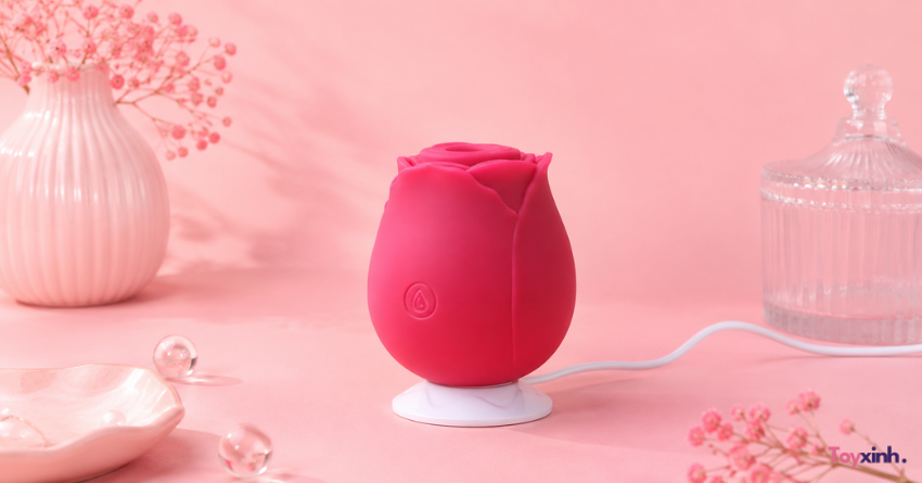 Máy bú mút hoa hồng La Rosie 10 chế độ
