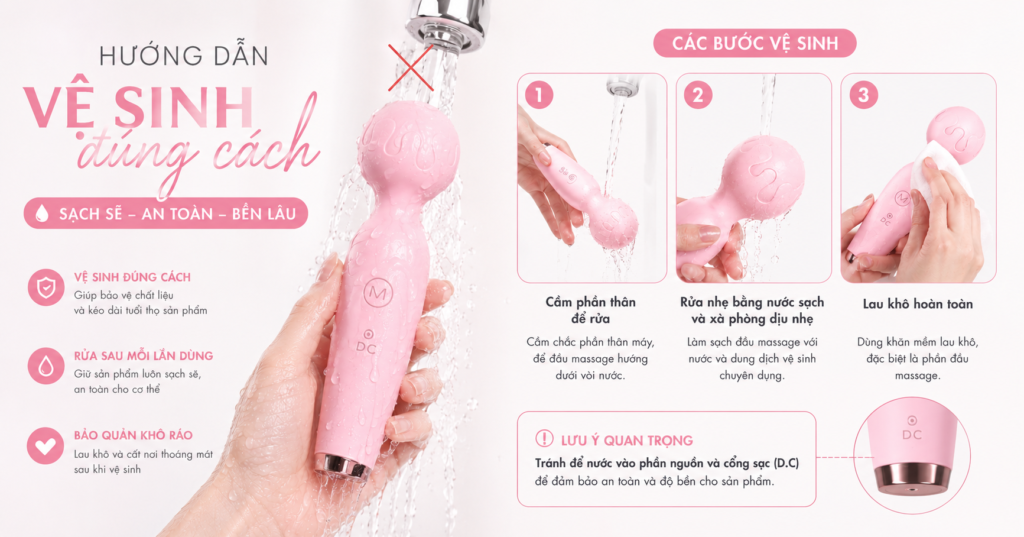 cách vệ sinh trứng rung