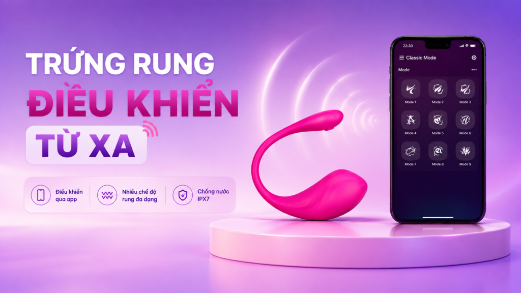 Trứng rung điều khiển từ xa Iris