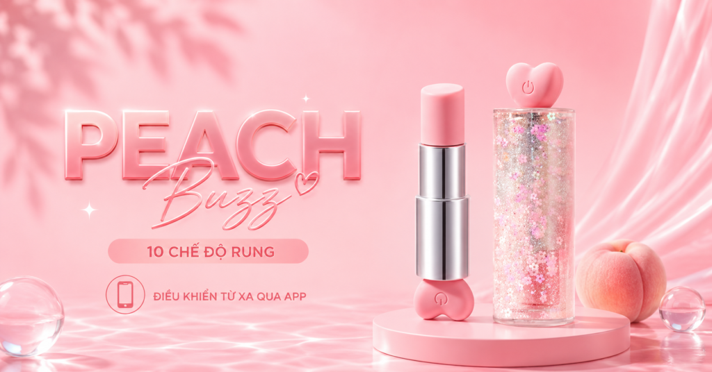 Máy rung ngụy trang Peach Buzz