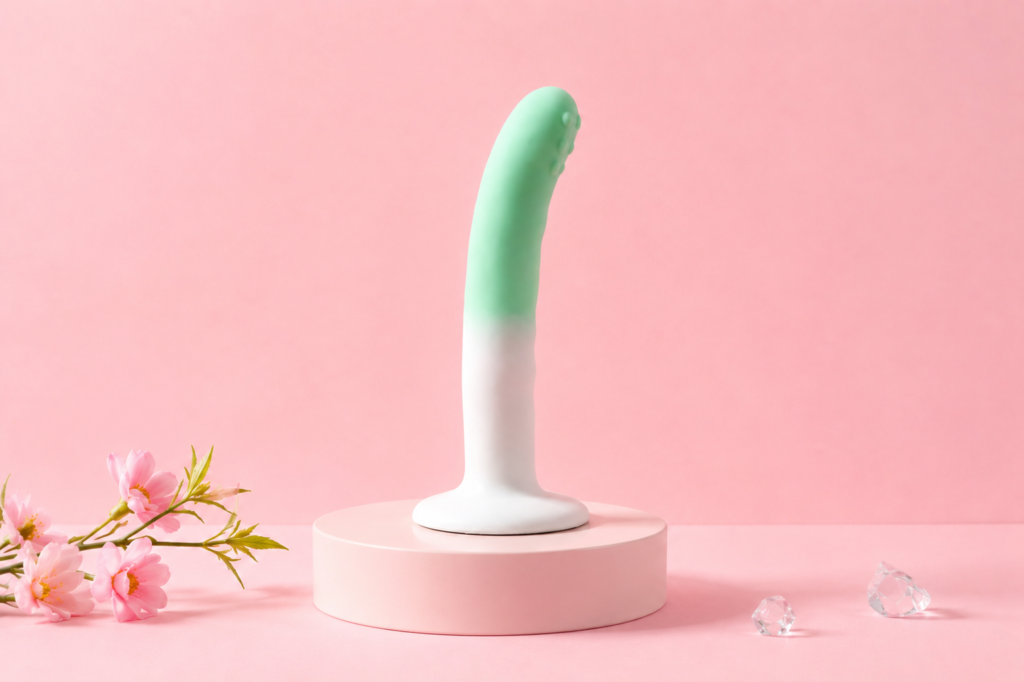 Dildo Siêu Mềm Elf Tail Cong Kích Thích Điểm G