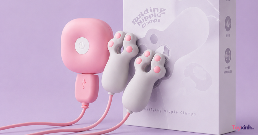 Máy rung kẹp ti Purrpaw Clips