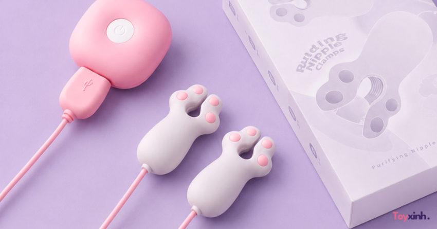 Máy rung kẹp ti Purrpaw Clips