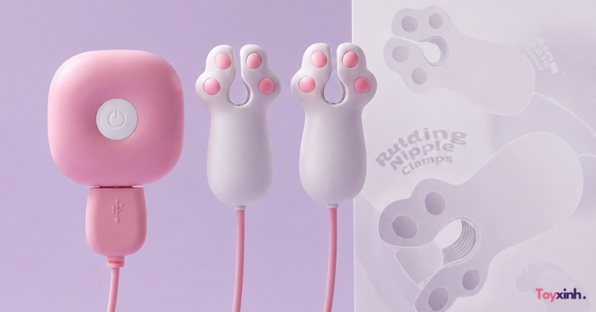 Máy rung kẹp ti Purrpaw Clips